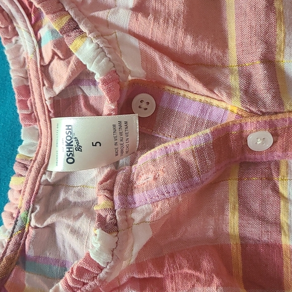 OshKosh Bgosh plaid tank top - Picture 2 of 4